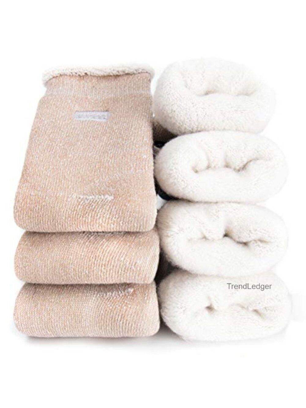 Super Thick Wool Thermal Crew Winter Socks Soft Warm Cushioned 3Pack